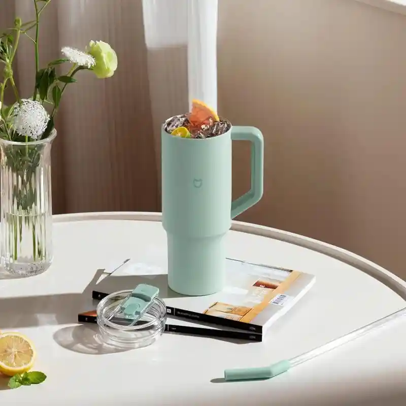 ماگ سفری میجیا مدل Xiaomi Mijia Straw Cup