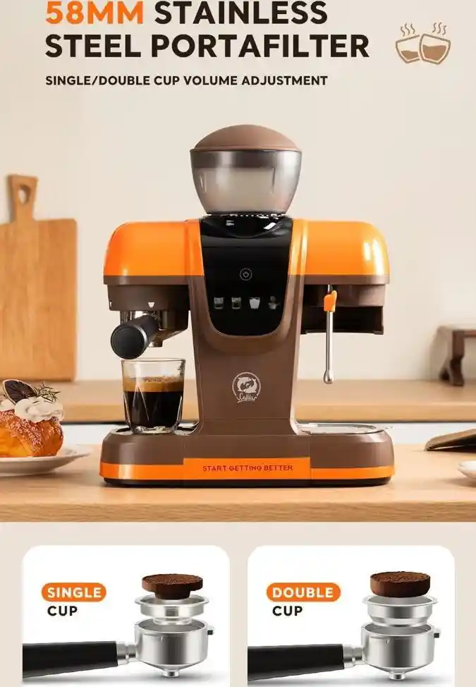 اسپرسوساز نیمه‌اتوماتیک آی‌کافیلاس مدل ME2603