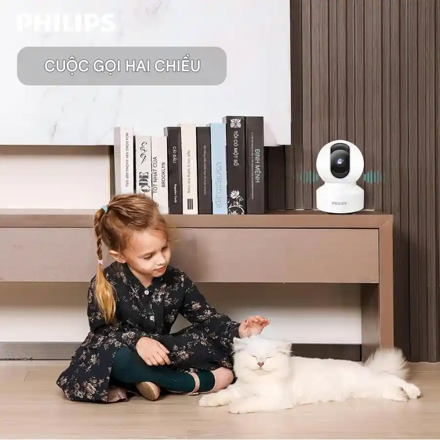 دوربین هوشمند چرخشی WiFi فیلیپس TAI6000W با دید 360 درجه