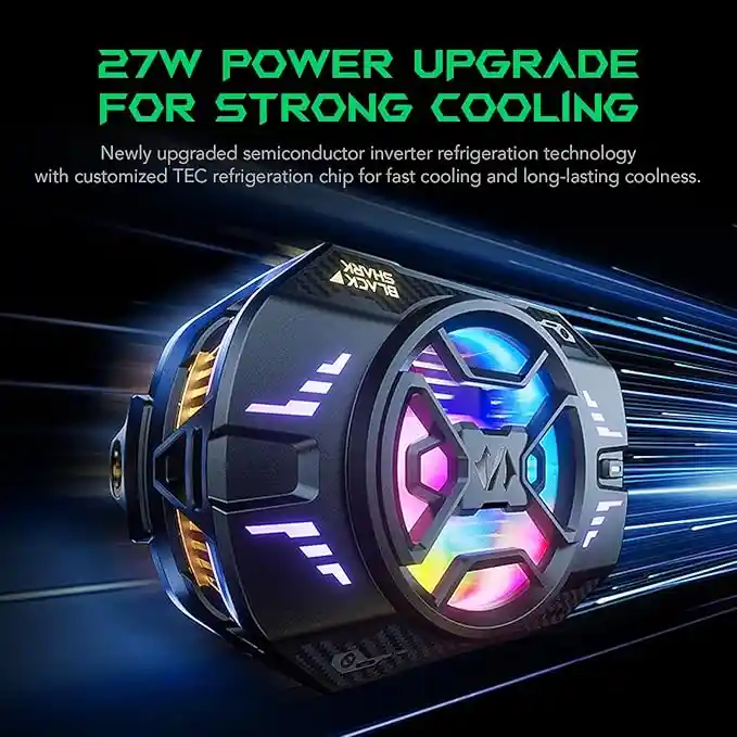 خنک‌کننده موبایل بلک شارک مدل FunCooler 4 Pro | خنک‌کننده فوق‌سریع ۲۷ وات گیمینگ