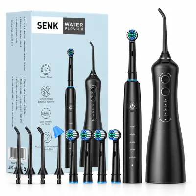 ست کامل مسواک برقی و واترجت SENK مدل Intelligent 2-in-1